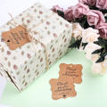 wholesale Thank you tag  with Jute Twines rope